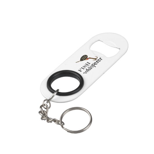 Fischflüster Schlüsselbund Flaschenöffner (Rückseite Schrägansicht)