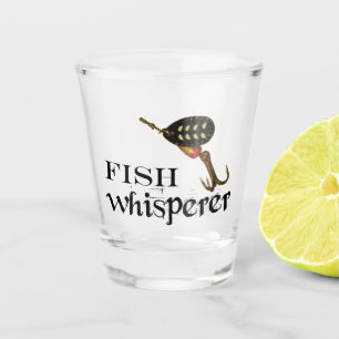 Fischflüster Schnapsglas