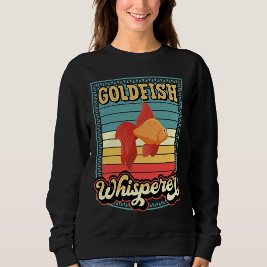 Fischflüster Set und Aquarium S 198 Sweatshirt (Vorderseite)