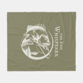 Fischflüster Sportfischerei im Freien Fleecedecke (Vorderseite (Horizontal))