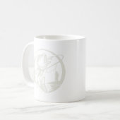 Fischflüster Sportfischerei im Freien Kaffeetasse (Vorderseite Links)