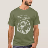 Fischflüster Sportfischerei im Freien T-Shirt (Vorderseite)
