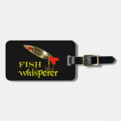 Fischflüsterer Gepäckanhänger (Vorderseite horizontal)