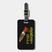 Fischflüsterer Gepäckanhänger (Vorderseite vertikal)