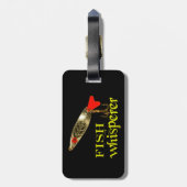 Fischflüsterer Gepäckanhänger (Rückseite vertikal)