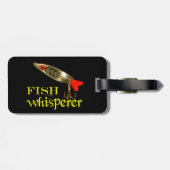 Fischflüsterer Gepäckanhänger (Rückseite horizontal)