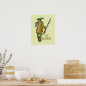 Fischflüsterer Poster (Küche)