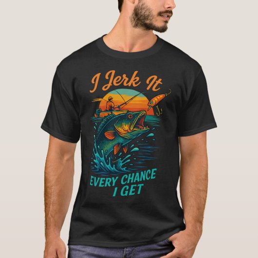 Fischflüsterer Vintage Outdoor Design T-Shirt (Vorderseite)