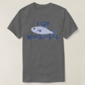 Fischflüstergrafie T-Shirt (Design vorne)