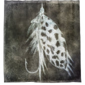 Fischfutter - Fischfang Fischfang Fischhecht Duschvorhang (Vorderseite)