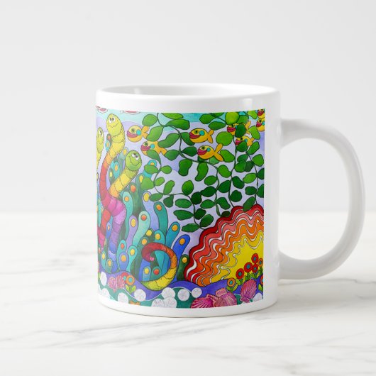 Fischgarten Jumbo-Tasse (Rechts)