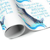 Fischgebet Geschenkpapier (Rolleneckpunkt)