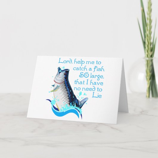 Fischgebet Karte (Vorderseite)