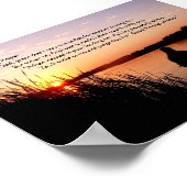 Fischgebet Poster (Ecke)