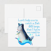 Fischgebet Postkarte (Vorne/Hinten)