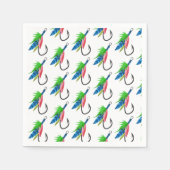 Fischgeburtsmuster Serviette (Vorderseite)