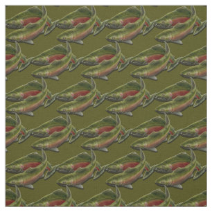 Fischgeflecht Coho Lachs Fisch Kunstgewerbe Stoff