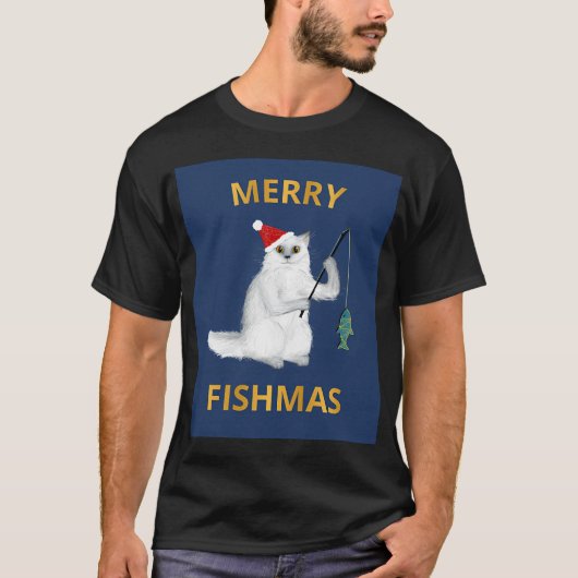 Fischgeist Weihnachten Hässlicher Pullover Stil (Vorderseite)