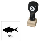 Fischgericht Gummistempel (Stempel)