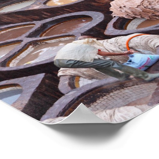 Fischgerichte, Marokko Poster (Ecke)