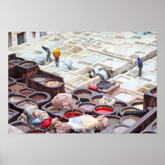 Fischgerichte, Marokko Poster (Vorne)