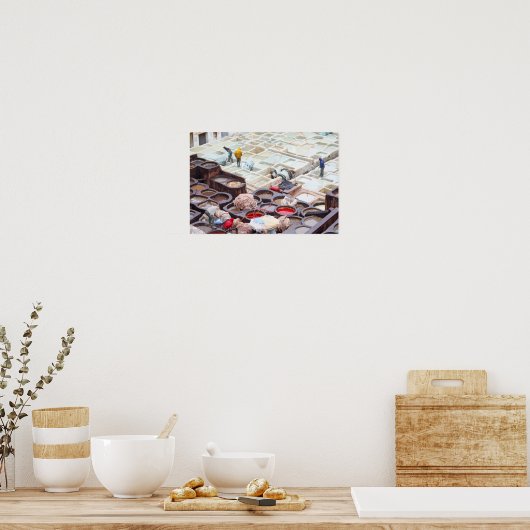 Fischgerichte, Marokko Poster (Küche)