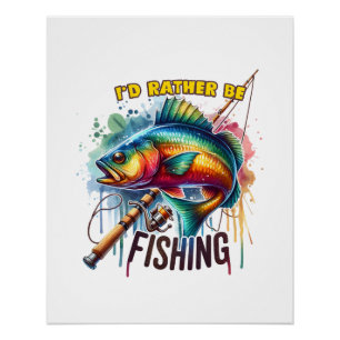 Fischgeschenk, das ich lieber fischen würde poster