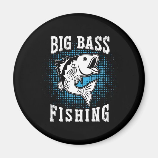 Fischgeschenk Großer Fischfang Magnet (Vorne)