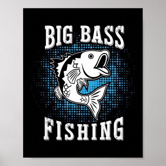 Fischgeschenk Großer Fischfang Poster (Vorne)