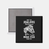Fischgeschenk mehr Fisch als du Magnet (Vorderseite/Rückseite)