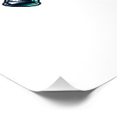 Fischgeschenk wünschend, ich fische poster (Ecke)