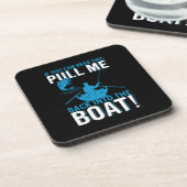 Fischgeschenk zurück ins Boot Getränkeuntersetzer (Linke Seite)