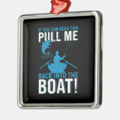 Fischgeschenk zurück ins Boot Ornament Aus Metall (Links)