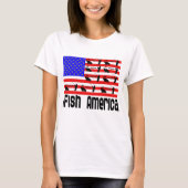 Fischgeschenke Amerika T-Shirt (Vorderseite)