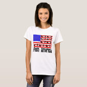 Fischgeschenke Amerika T-Shirt (Vorne ganz)