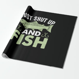 Fischgeschenke einfach aufhalten und fischen geschenkpapier