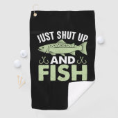 Fischgeschenke einfach aufhalten und fischen golfhandtuch (Insitu)