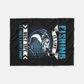 Fischgeschenke Fischen bekämpft alles Fleecedecke (Vorderseite (Horizontal))