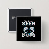 Fischgeschenke Fischen wie ich Button (Vorne & Hinten)