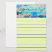 Fischgeschirr Briefpapier (Vorne/Hinten)