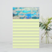 Fischgeschirr Briefpapier (Stehend Vorderseite)