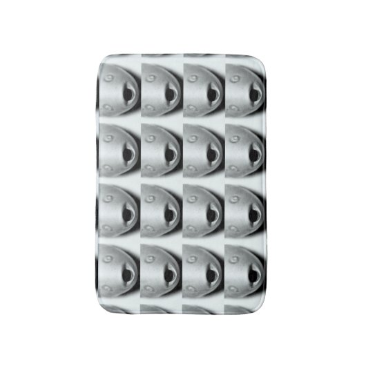 Fischgesichtsmuster Badematte (Vorderseite Vertikal)