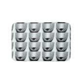 Fischgesichtsmuster Badematte (Vorderseite)