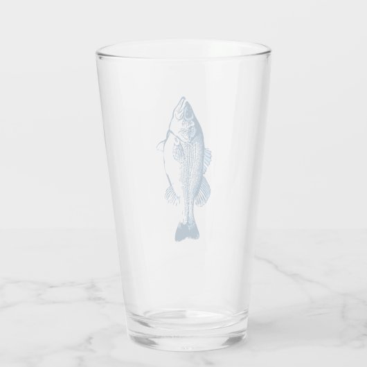 Fischglas für Bier-Getränke Glas (Rückseite)