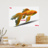 Fischglas-Gefühl-Poster Poster (Küche)
