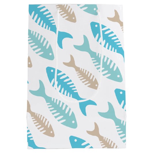 Fischgräte Mittlere Geschenktüte (Rückseite)