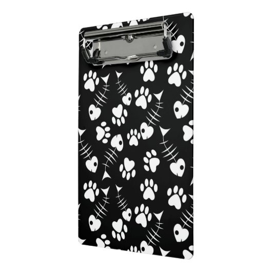 Fischgrätekatzen-Druckmuster Mini Klemmbrett (Gewinkelt2)