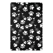 Fischgrätekatzen-Druckmuster Mini Klemmbrett (Rückseite)