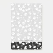 Fischgrätekatzen-Druckmuster Post-it Klebezettel (Vorderseite)