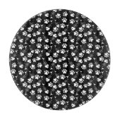 Fischgrätekatzen-Druckmuster Schneidebrett (Vorderseite)